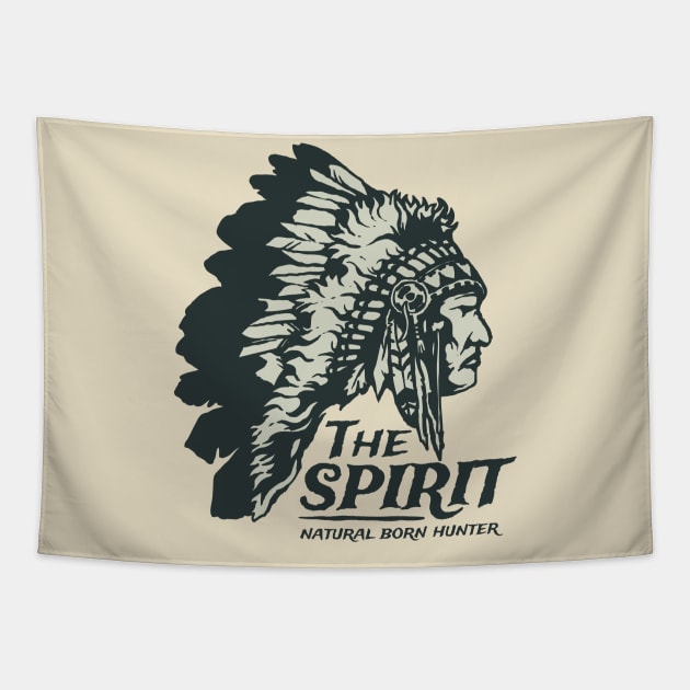 The Spirit - Natural Born Hunter Tapestry by RadCoolguy