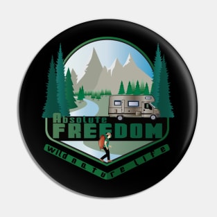 Absolute freedom Pin