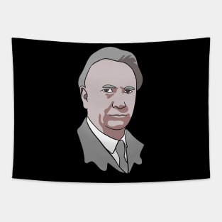 Karl Jaspers Minimal Portrait - Philosophy Tapestry