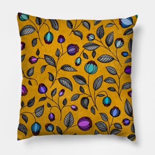 colorful floral pattern Pillow