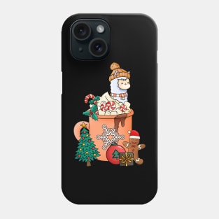 Cute and Lovely Animals with Christmas Vibes Phone Case