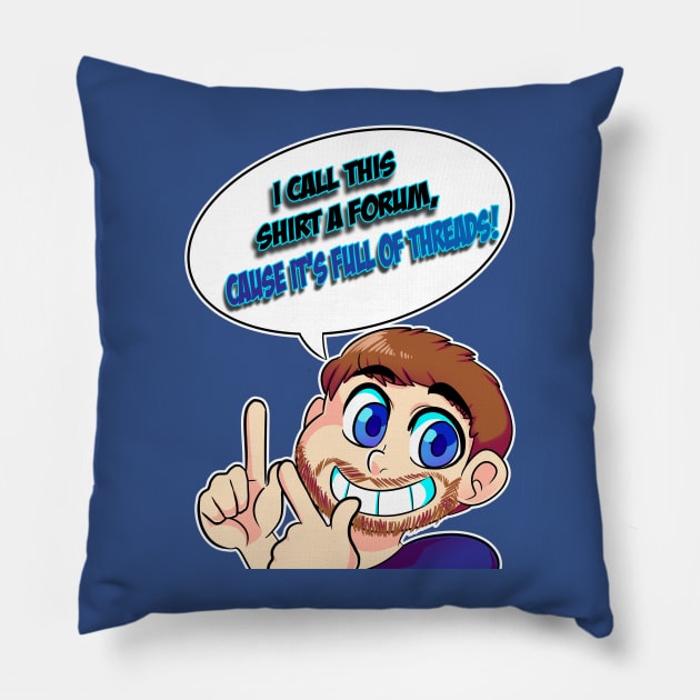 And Now, A Shirt Pun Pillow by P.M. and Friend's Merch