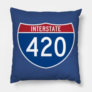 Interstate 420 Pillow