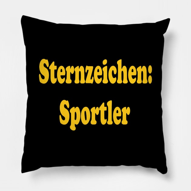 Sternzeichen: Sportler Pillow by NT85