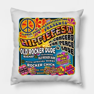 Hippiefest Concert Pillow