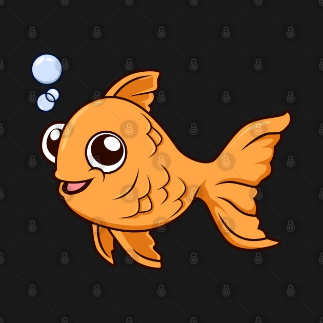 Kawaii goldfish by Modern Medieval Design