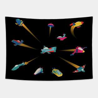 Spaceships Part III Tapestry