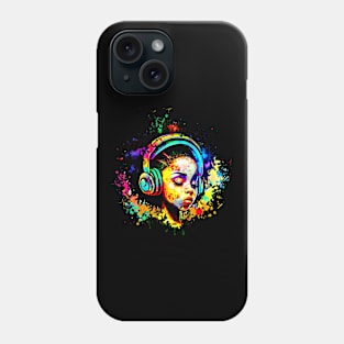 hip Hop girl watercolor Phone Case