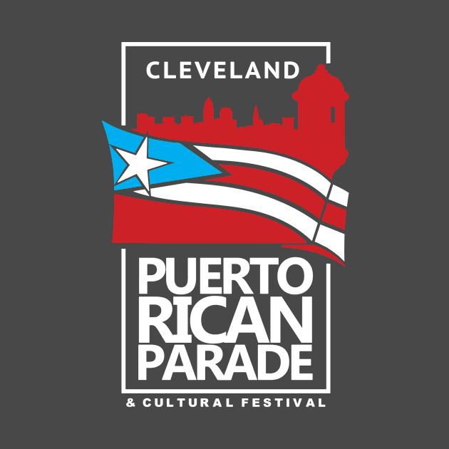 Official Parade Logo (White Text) by Puerto Rican Parade