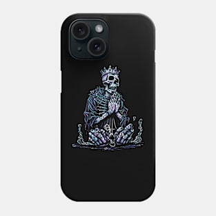 Praying Skeleton King Phone Case