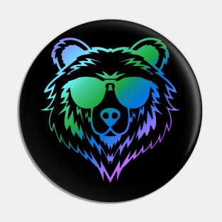 Prism Bear Cool Colors Pin