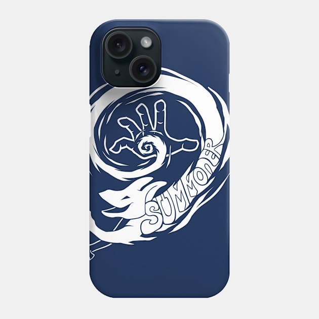 Summoner Class - White Design Phone Case by CliffeArts