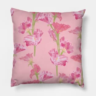 Pink Floral Pillow