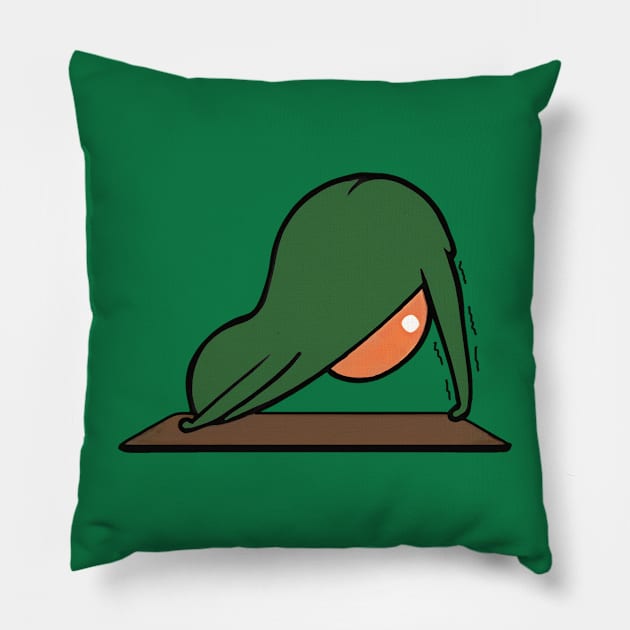 Avocado Yoga Pillow by MasutaroOracle