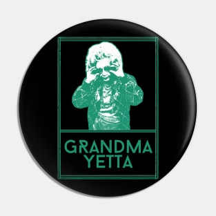 Grandma yetta\\retro fan artwork Pin