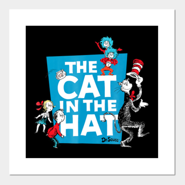 Dr Seuss The Cat In The Hat Characters T Shirt Dr Seuss Cat In