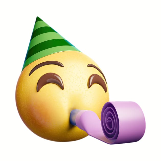 Happy Birthday Holiday Celebrate Cool Funny Emoji 2020 by hispanicworld