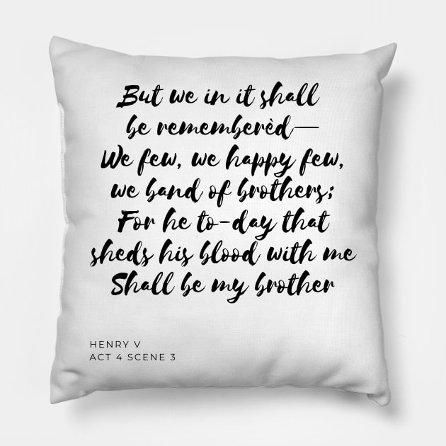 Band of Brothers Pillow by Fantastic Store