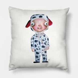 the one in the cow suit Pillow