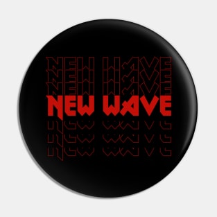 IRON TEXT || NEW WAVE Pin