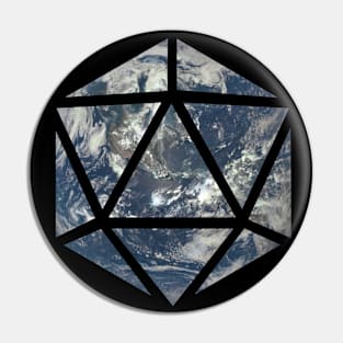 Roll For Earthly Initiative Pin