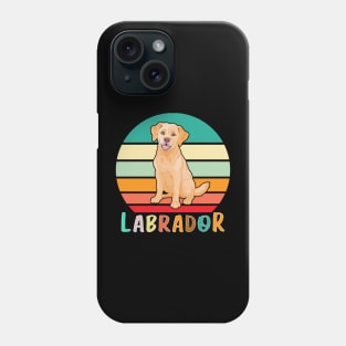 Vintage Retro Labrador Phone Case