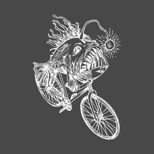 SEEMBO Anglerfish Cycling Bicycle Bicycling Cyclist Biking T-Shirt