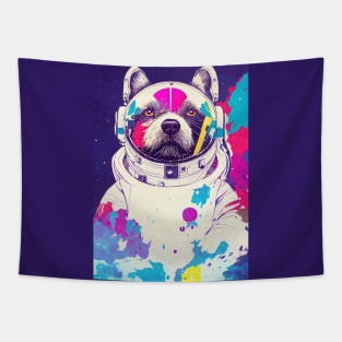 Astronaut himalayan portrait Tapestry