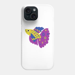 Cartoon Betta Fish Phone Case