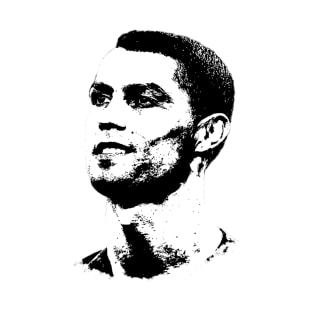 Cristiano Ronaldo Portrait Pop Art T-Shirt