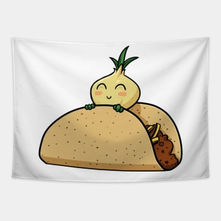 Onion Taco Tapestry