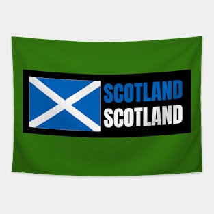 Scotland with the Scottish Flag Tapestry