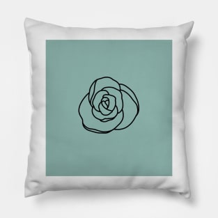 Aesthetic rose Pillow