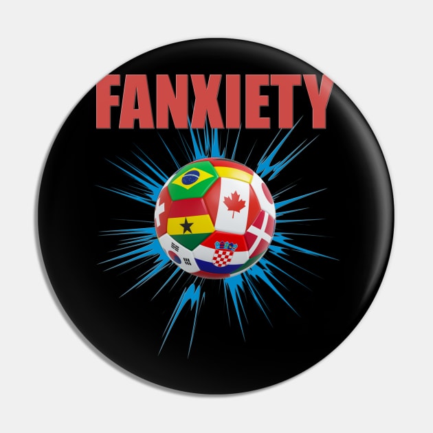 Fanxiety, World Cup 2022, Soccer, World Cup, Football, 2022 World Cup, Game Day, World Cup Trophy, Gift For Him, Gift For Her Pin by DESIGN SPOTLIGHT