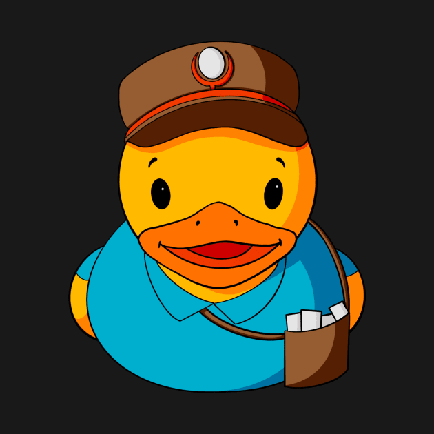 Mailman Rubber Duck by Alisha Ober Designs