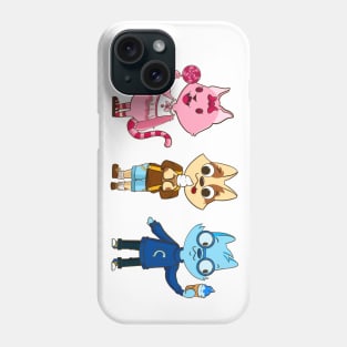 Sweet treats and cats cartoon design Phone Case