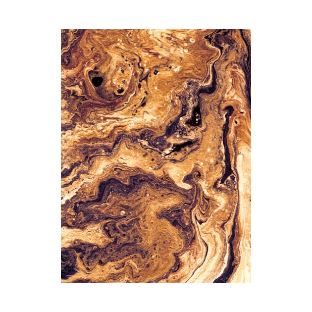 Abstract Liquid Gold by MidnightCoffee