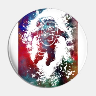 Scuba diver sport art #diver Pin