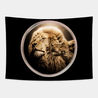 Lioness Lion Wild Animal Safari Africa Jungle Earth Tapestry