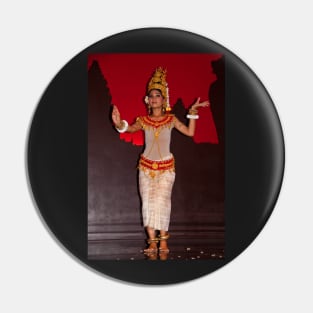 Cambodia. Siem Reap. Portrait of another Dancer. Pin