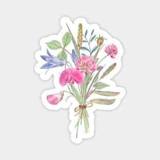 Bouquet of wild flowers Magnet