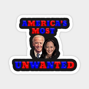 Anti Biden Harris America's Most Unwanted Cartoon Magnet