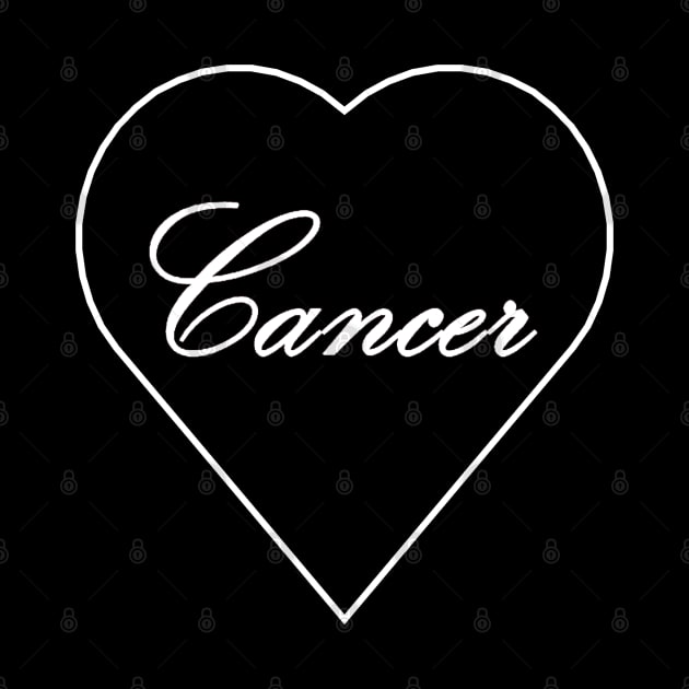 Cancer Zodiac Heart by Steph Elle