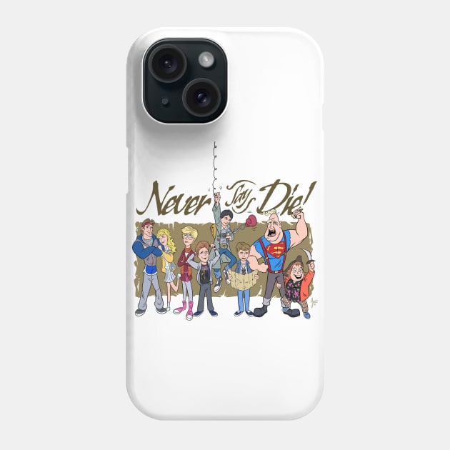 Never Say Die! Phone Case by Andrew Jones