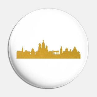 Golden Saint Petersburg Pin