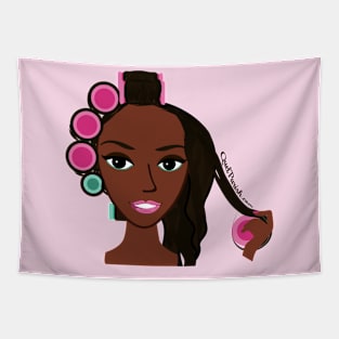 Hair Roller Set Beauty Tapestry