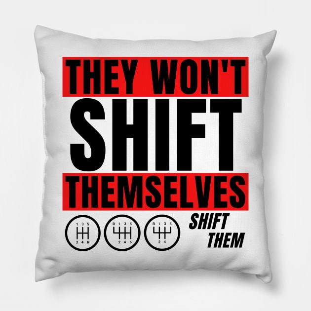 Save the manuals Pillow by MOTOSHIFT