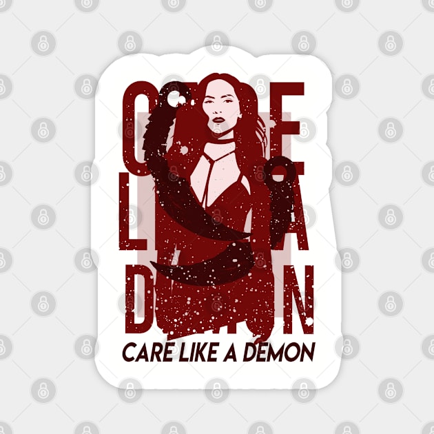 Care like a demon . Maze Magnet by Ddalyrincon