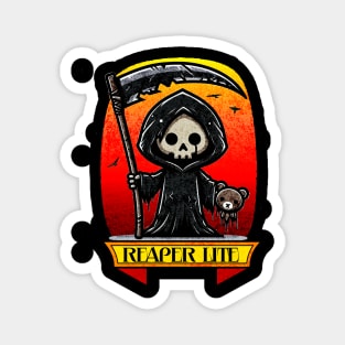 Kawaii Reaper: A Cutely Grim Surprise! Magnet