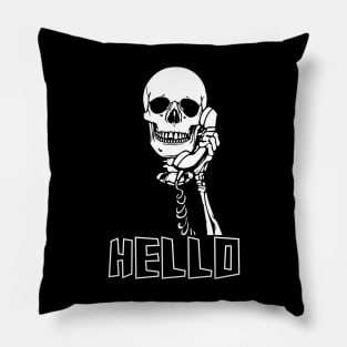 Skull HELLO Pillow